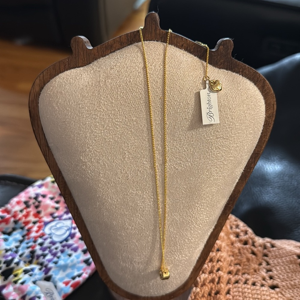 Brighton Illumina gold tone necklace.
